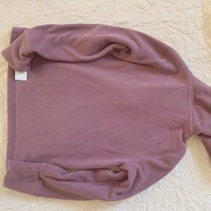 Calvin klein womens fleece Long Sleeve hooded jacket Color Pink Ms New with tags